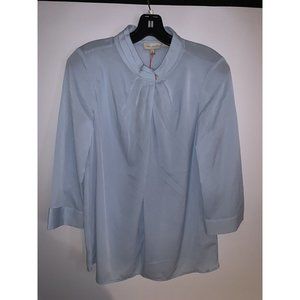 The Limited Women's Blue Scandal Collection Dressy Blouse Shirt Size Small